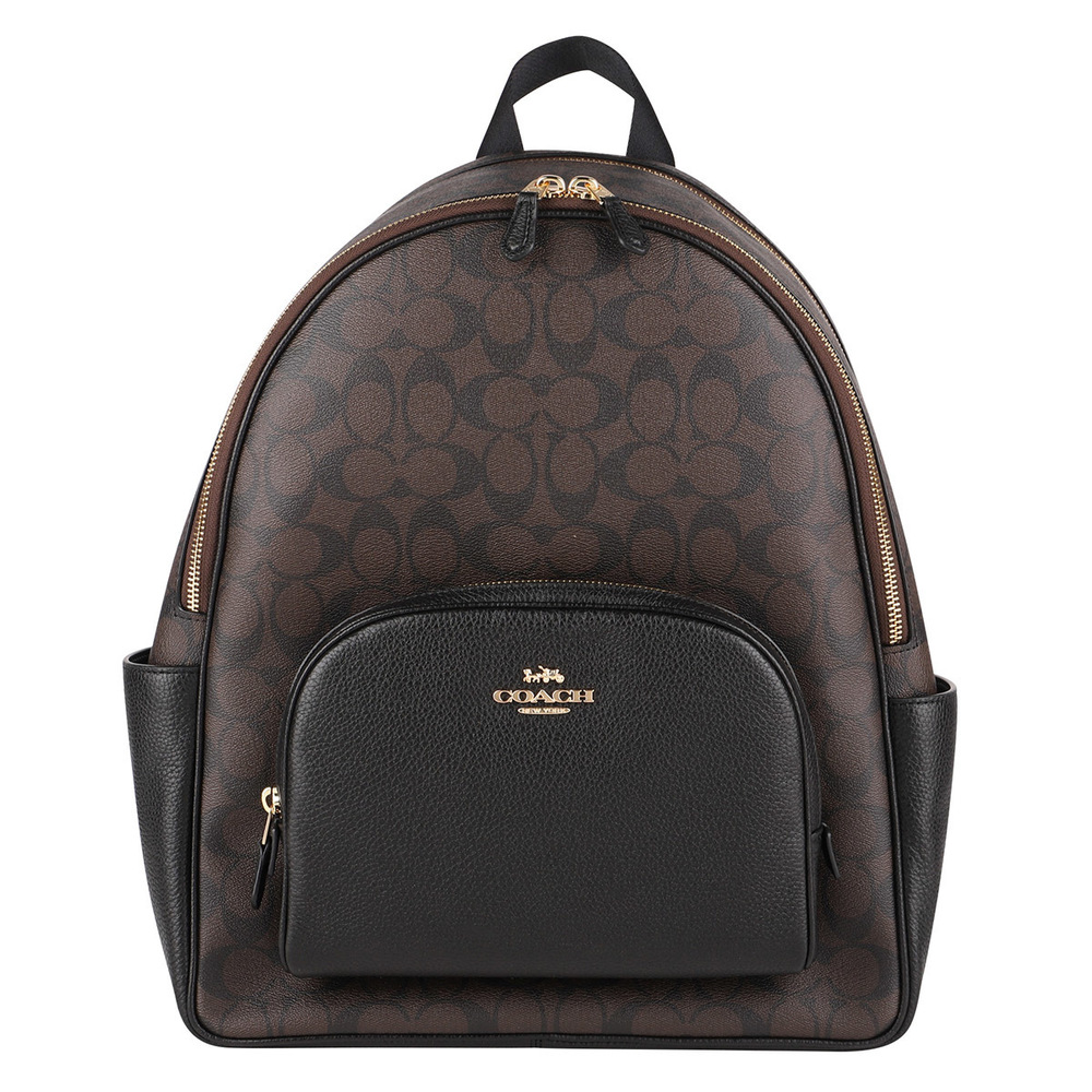 Coach Signature Rucksack Brown Black